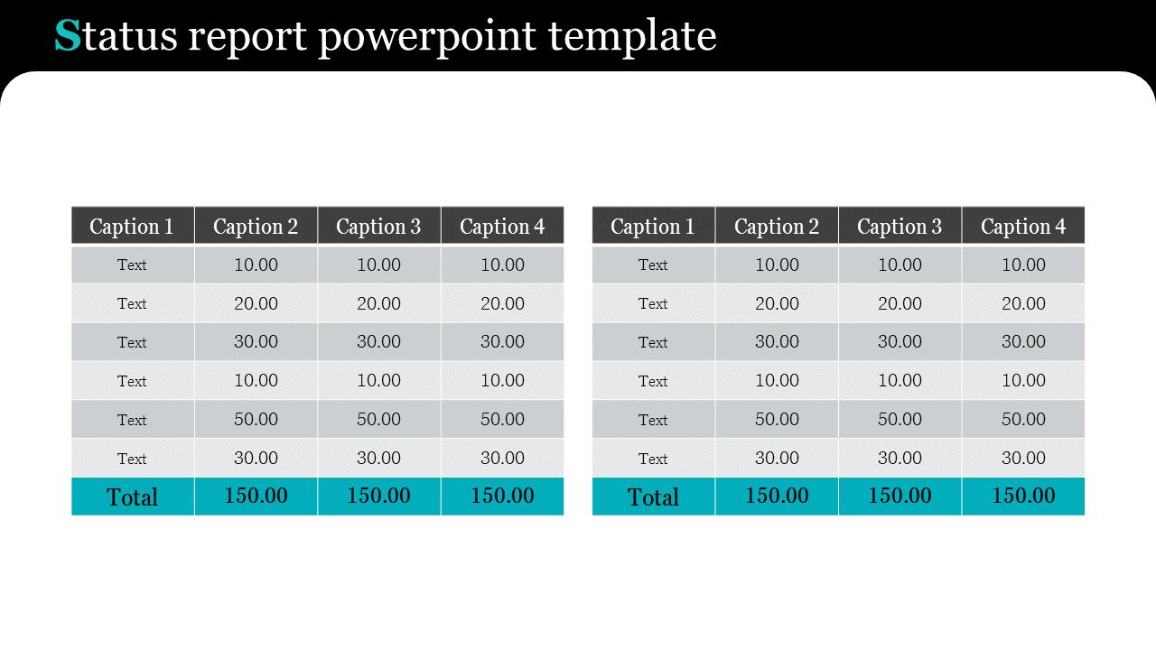 Incredible Status Report PowerPoint Template Designs